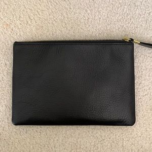 Madewell Leather Pouch Clutch NEW